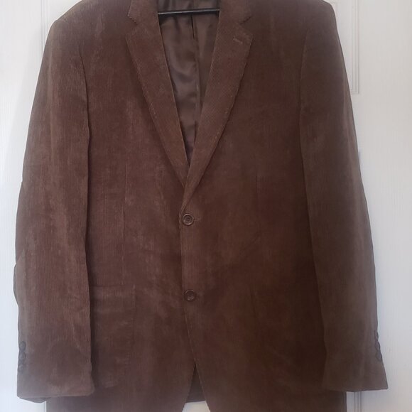 Giorgio Armani Regular Fit Corduroy Blazer. size 56 100 % cotton Italy - Picture 2 of 16
